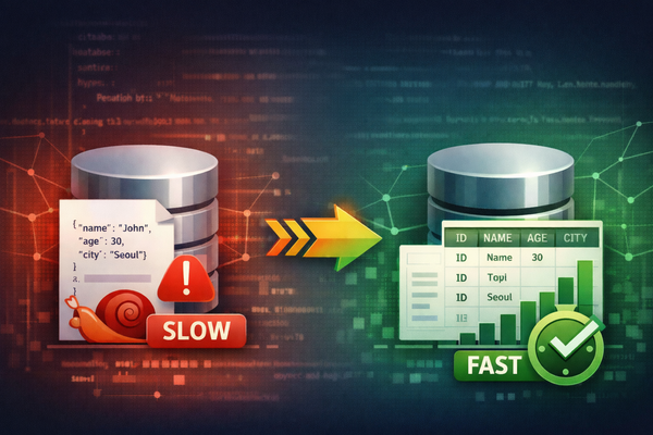 JSON 컬럼 처리 전략 변경을 통한 조회 성능 개선